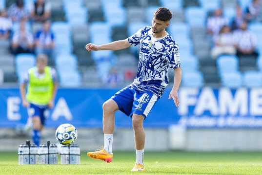 IFK Göteborgs Ramon Pascal Lundqvist innan fotbollsmatchen