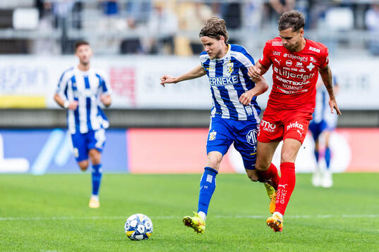 IFK Göteborgs Gustaf Norlin och Värnamos Michael