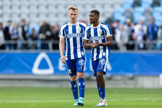 IFK Göteborgs Sebastian Ohlsson och Paulos Abraham