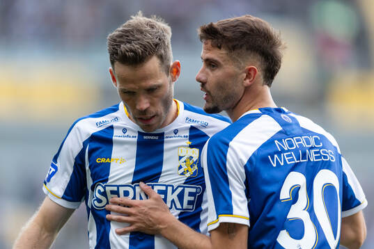 IFK Göteborgs Emil Salomonsson och Ramon Pascal Lundqvist