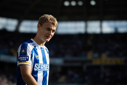 IFK Göteborgs David Kjær Kruse innan fotbollsmatchen i