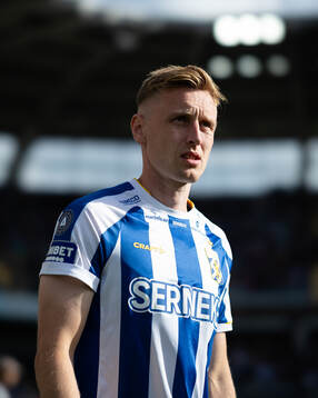 IFK Göteborgs Sebastian Ohlsson innan fotbollsmatchen i