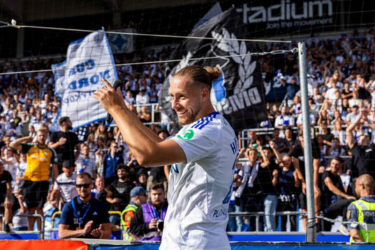IFK Norrköpings Kevin Höög Jansson jublar