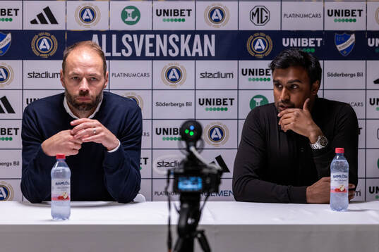IFK Norrköpings tränare Andreas Alm och Västerås
