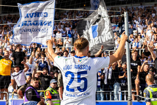 IFK Norrköpings Kevin Höög Jansson jublar