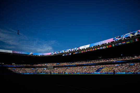 General view of Parc des Princes in the women’s football