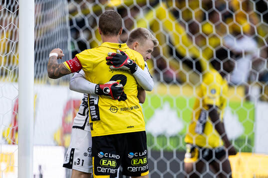 Elfsborgs spelare jublar