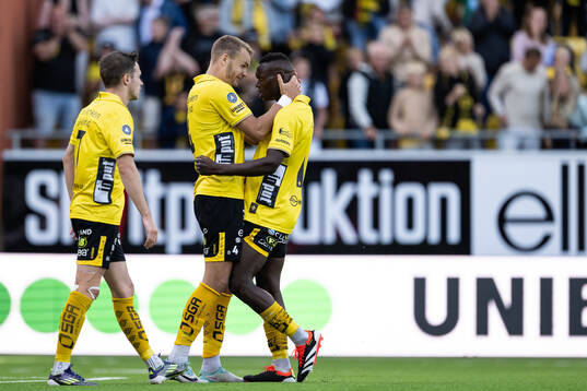 Elfsborgs spelare jublar
