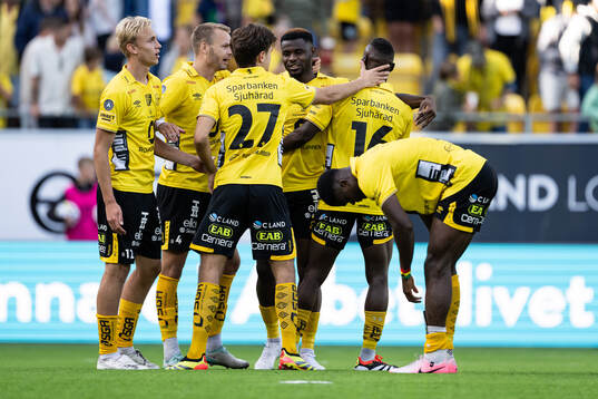 Elfsborgs spelare jublar