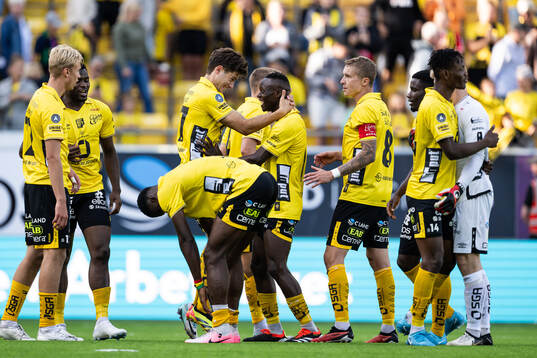 Elfsborgs spelare jublar