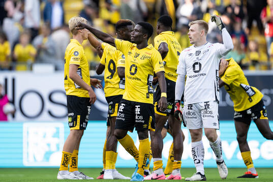 Elfsborgs spelare jublar