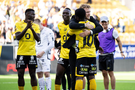Elfsborgs spelare jublar