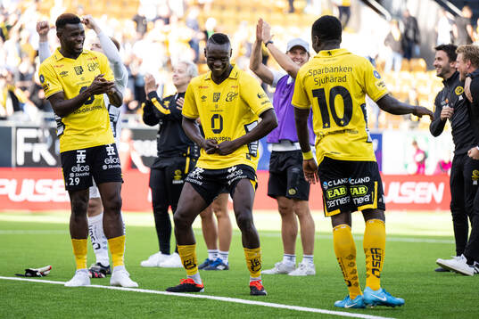 Elfsborgs spelare jublar