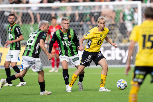 GAISs Jonas Lindberg och Joackim Åberg och Elfsborgs Leo