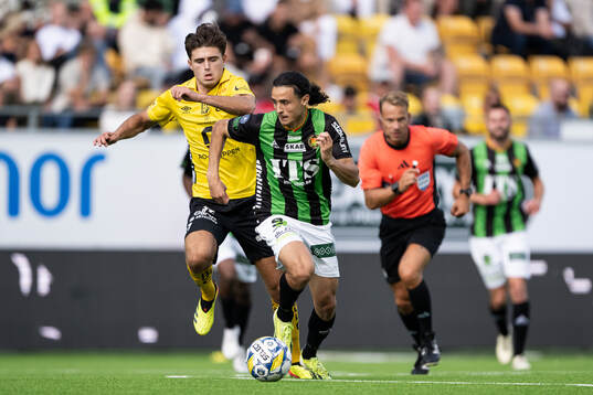 Elfsborgs Besfort Zeneli och GAISs Amin Boudri