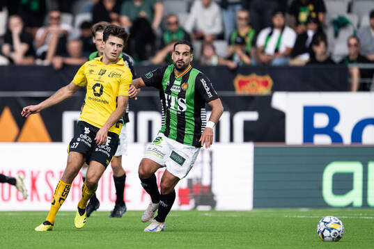 Elfsborgs Besfort Zeneli och GAISs Mervan Celik
