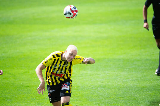 IFK Hässleholms Alexander Sjöström i matchen i div 2