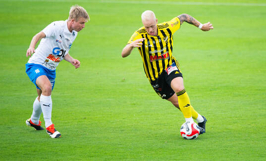 IFK Hässleholms Alexander Sjöström i matchen i div 2