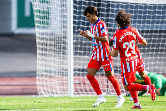 Joao Felix of Atletico Madrid celebrates