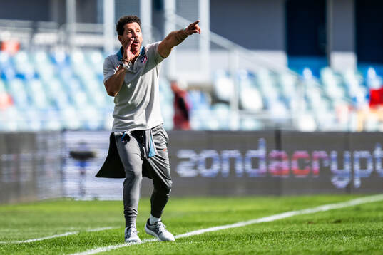 Head coach Diego Simeone of Atletico Madrid
