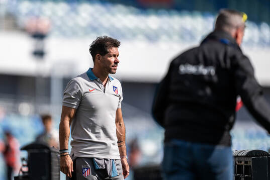 Head coach Diego Simeone of Atletico Madrid