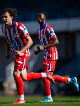 Taufik Seidu of Atletico Madrid