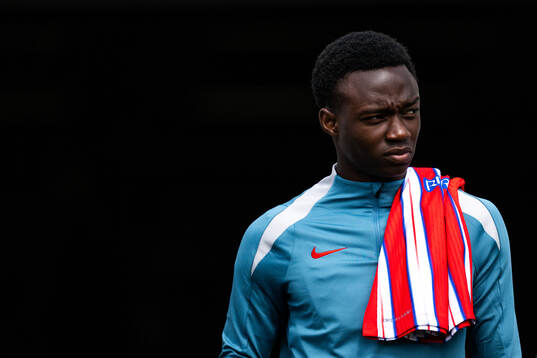 Taufik Seidu of Atletico Madrid