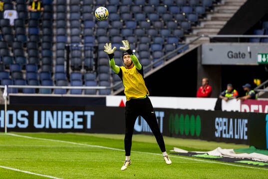 Mjällbys målvakt Noel Törnqvist