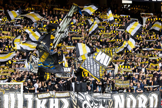 under fotbollsmatchen i Allsvenskan mellan AIK och Mjällby