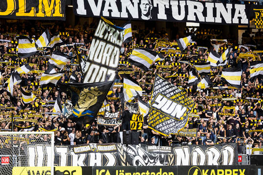 under fotbollsmatchen i Allsvenskan mellan AIK och Mjällby