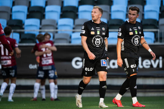 Örebros Jesper Modig och Tobias Björnstad deppar