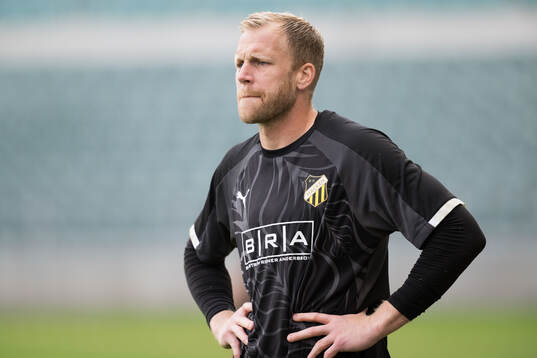 Goalkeeper Peter Abrahamsson of Häcken