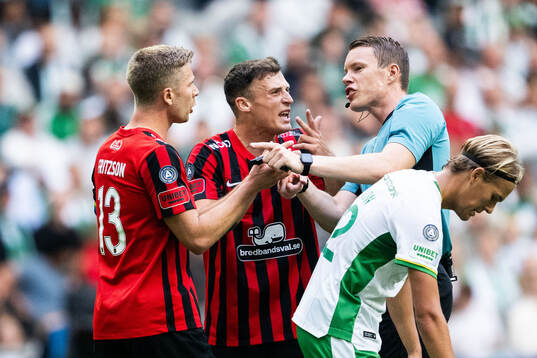 Brommapojkarnas Ludvig Fritzson och Adam Skanning Jakobsen