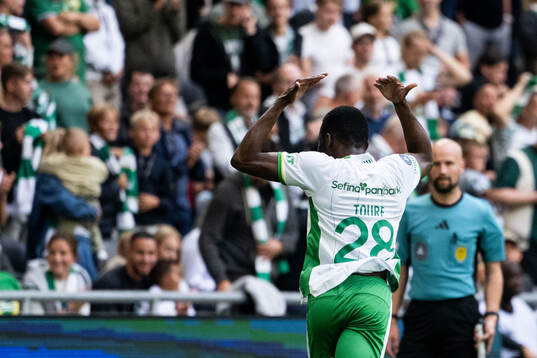 Hammarbys Bouzomana Toure jublar