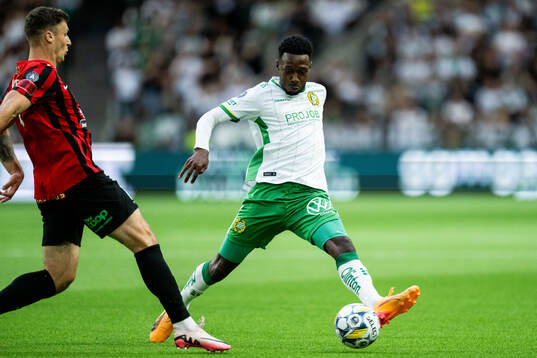 Brommapojkarnas Adam Skanning Jakobsen och Hammarbys