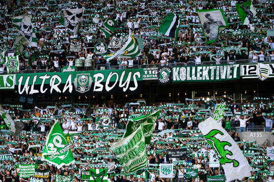 under fotbollsmatchen i Allsvenskan mellan Hammarby och