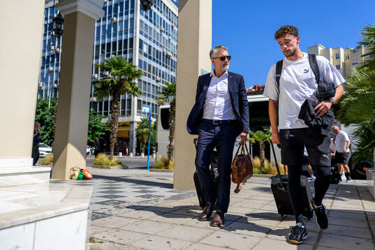 CEO Niclas Carlnen and Colin Rösler of Malmö FF
