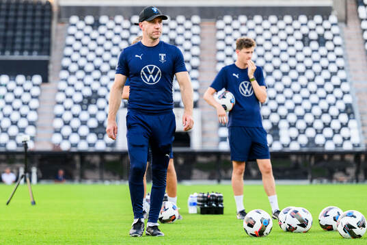 Head coach Henrik Rydström of Malmö FF and