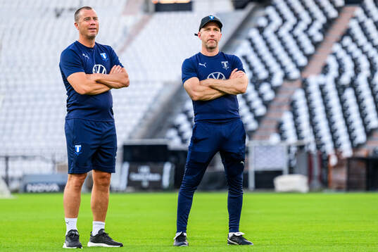 Sports director Daniel Andersson and Head coach Henrik