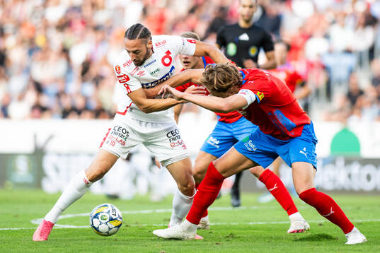 Helsingborgs Thomas Pauck Rogne och Degerfors Dijan