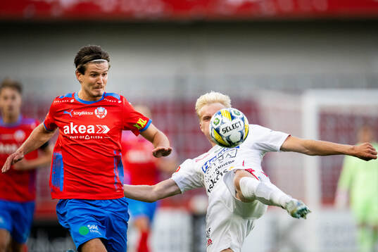 Helsingborgs Wilhelm Loeper och Degerfors Alexander Hedén