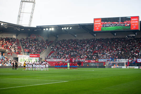 Helsingborgs supportrar hyllar minnet av tidigare