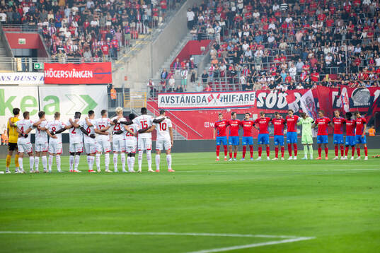 Helsingborgs supportrar hyllar minnet av tidigare