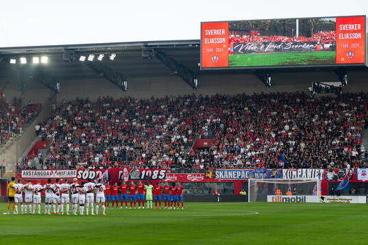 Helsingborgs supportrar hyllar minnet av tidigare