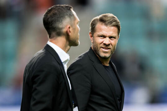 Sports director Martin Eriksson and head coach Paco