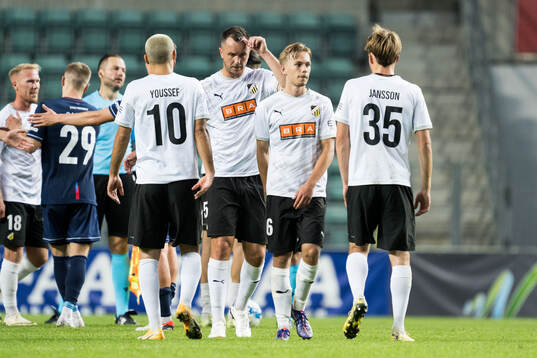Even Hovland and Pontus Dahbo of Häcken