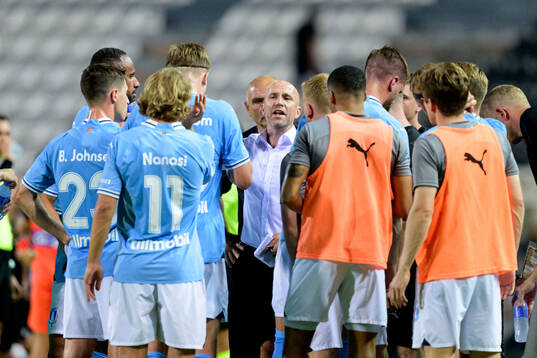 Head coach Henrik Rydström of Malmö FF