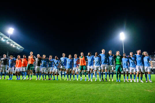 Players of Malmö FF celebrate