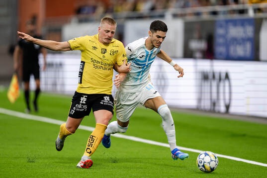 Per Frick of Elfsborg and Niko Jankovic of Rijeka