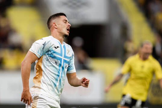 Franjo Ivanovic of Rijeka looks dejected